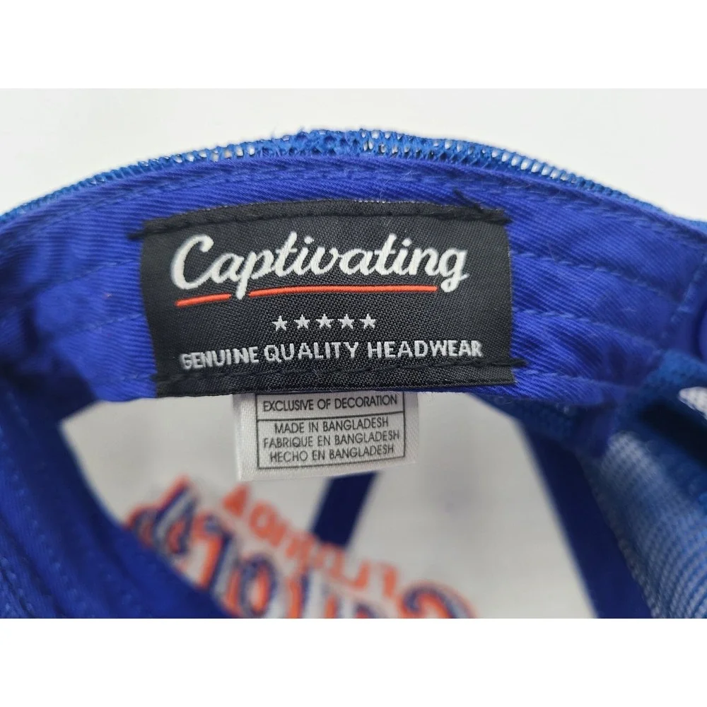 University of Florida Gators Captivating Mesh Snapback Hat Cap NCAA White Blue